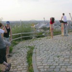 At a viewpoint in Munich