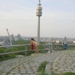 At a viewpoint in Munich