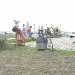 At a viewpoint in Munich