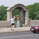 Around a bridge in Munich