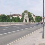 Around a bridge in Munich