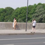 Around a bridge in Munich