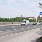 Around a bridge in Munich