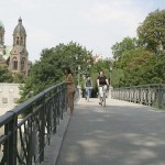 Around a bridge in Munich
