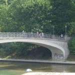 Around a bridge in Munich