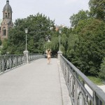 Around a bridge in Munich