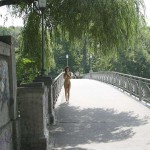 Around a bridge in Munich