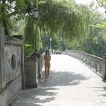 Around a bridge in Munich