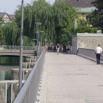 At the riverside and at some bridges