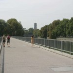 At the riverside and at some bridges