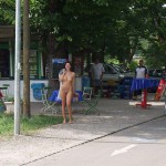 At the riverside and at some bridges