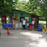 At the riverside and at some bridges