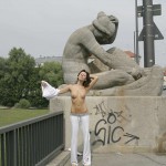 At the riverside and at some bridges