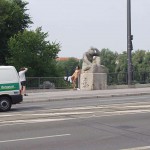 At the riverside and at some bridges