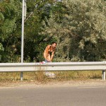 Warm up at a fruit kiosk