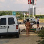 Warm up at a fruit kiosk