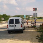 Warm up at a fruit kiosk