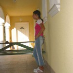 Handing out beers to construction workers