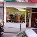 Cleaning the showroom windows