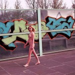 On and around a highway bridge