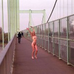 On and around a highway bridge