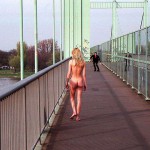 On and around a highway bridge