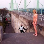 On and around a highway bridge