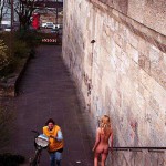 On and around a highway bridge