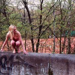 On and around a highway bridge