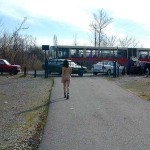 In a well visited park in Belgrade