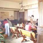 At her work place Serving in the nude