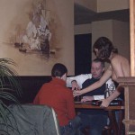 At her work place Serving in the nude