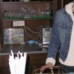 At her work place Serving in the nude