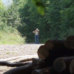 In a forest and a village