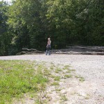 In a forest and a village