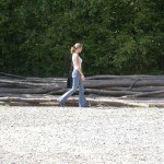 In a forest and a village