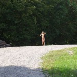 In a forest and a village