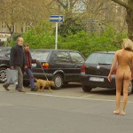 At a small park in the middle of the city