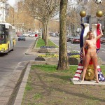 At the best known street in town