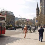 At the best known street in town