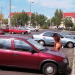 In a residential area