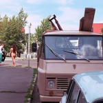 In a residential area