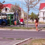 In a residential area