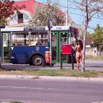 In a residential area