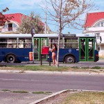 In a residential area