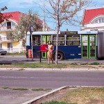 In a residential area