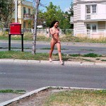 In a residential area