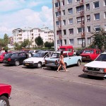 In a residential area