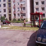 In a residential area