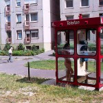 In a residential area